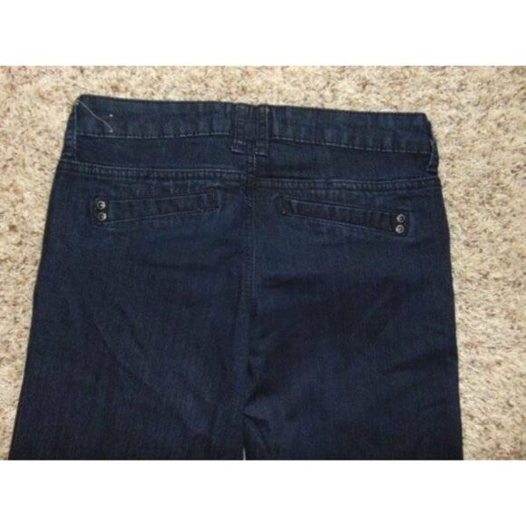 Womens Vanity Dakota Flare Jeans 27 Dark Blue Denim - Picture 5 of 5